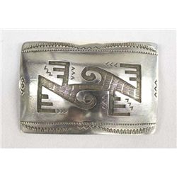 Navajo Sterling Silver Buckle by Tommy Singer