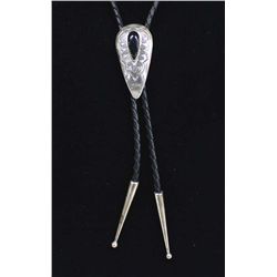 2 Navajo Sterling Bolo Ties, 1 by Alex Begay