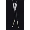 Image 1 : 2 Navajo Sterling Bolo Ties, 1 by Alex Begay