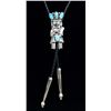 Image 3 : 2 Navajo Sterling Bolo Ties, 1 by Alex Begay