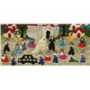 Image 2 : Peruvian Arpillera Folk Art Cloth Wedding Scene