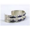 Image 2 : Zuni Sterling Channel Sugilite Inlay Bracelet