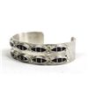 Image 3 : Zuni Sterling Channel Sugilite Inlay Bracelet