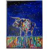 Image 1 : 2014 Original Acrylic Magic Bull by Kills Thunder
