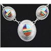 Image 2 : Albuquerque Quoc Turquoise Inc Sterling Necklace