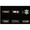 Image 1 : 5 Traditional Zuni Rings Sz 4.5''-9''