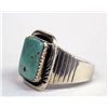 Image 3 : Navajo Sterling Turquoise Ring, Size 12.5 by Dale