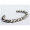 Image 3 : Heavy Navajo Twisted Silver Guard Bracelet