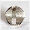 Image 3 : Navajo Silver Turquoise Ring, Size 12.5 by A.Largo
