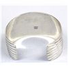 Image 4 : Navajo Sterling Manassa Turquoise Bracelet by Gibb