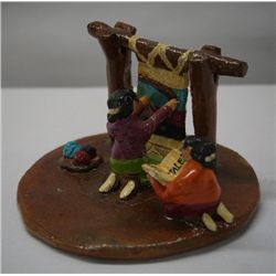 2009 Navajo Folk Art Pottery Weavers by Chee