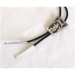 Navajo Sterling Silver Bolo Tie