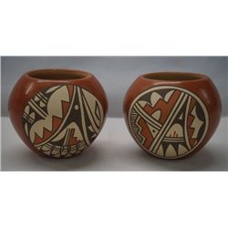 2 Jemez Pottery Jars by Dolores Toya