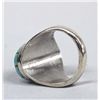 Image 3 : Zuni Silver Turquoise Ring by Ben Livingston Sz 12