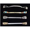 Image 1 : 4 Zuni and Navajo Sterling Watch Bands