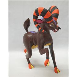 Oaxacan Alebrije Bighorn Sheep by Susano Morales