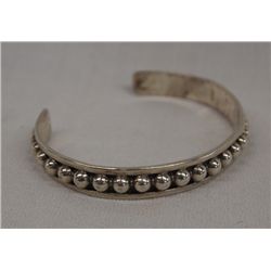 Vintage Navajo Sterling Silver Cuff Bracelet