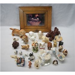 Large Collection of Spaniel Dog Figurines