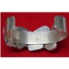 Image 2 : Navajo Silver Cuff Bracelet Signed by Milton Lee