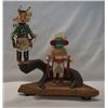 Image 1 : Pr 1996 Navajo Kachinas on Rock Base