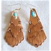 Image 1 : Jay King Copper Turquoise Pierced Earrings