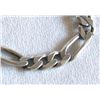 Image 2 : Italian Sterling Silver Figaro Chain Necklace