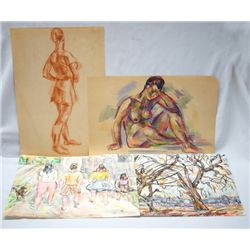 120 Original Sketches - P McCrossen 1894-1981