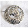 Image 1 : Vintage Asian Symbol Sterling Silver Pin
