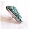 Image 2 : Navajo .900 Sterling Turquoise Ring - G. Kee, Sz 8