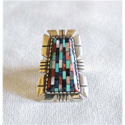Western Sterling Silver Carolyn Pollack Ring, Sz 7