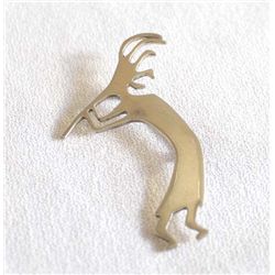 Navajo Sterling Silver Kokopelli Pin