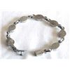 Image 3 : Taxco Sterling Silver Onyx Link Bracelet