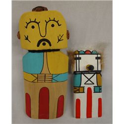 Pr Hopi Cradleboard Kachina Dolls