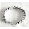 Image 2 : Quartz and Sterling Silver Link Bracelet 925