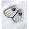 Image 2 : Santo Domingo Shell Mosaic Inlay Earrings - Reano