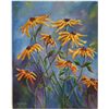 Image 1 : Original Oil Lazy Daisies by Judy Savarese