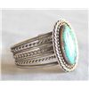 Image 2 : 1970's Navajo Sterling Turquoise Bracelet