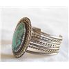 Image 3 : 1970's Navajo Sterling Turquoise Bracelet
