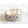 Image 2 : 1970's Navajo Sterling Chip Inlay Bracelet - Begay