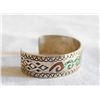 Image 3 : 1970's Navajo Sterling Chip Inlay Bracelet - Begay