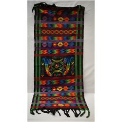 South American Hand Woven Fringed Textile