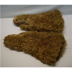 Antique Wooly Cowboy Gloves