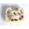 Image 1 : 8 Pr 14K Gold Stud Earrings