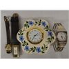 Image 1 : Collection of 3 Watches and 1 Clock