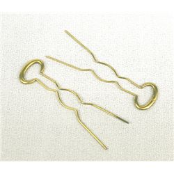 Pr Estate Antique 14K Gold Hair Pins