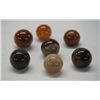 Image 2 : Collection of 7 Vintage Onyx Marbles