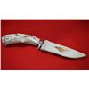 Image 1 : Custom Antler Handled Hunting Knife by Bill Gerber