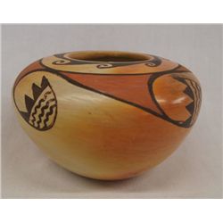 Hopi Polychrome Pottery Bowl by Verla Dewakuku