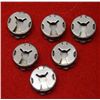 Image 2 : 6 Navajo Sterling Silver Stamped Button Covers