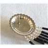 Image 2 : Native American Silver Onyx Concho Dangle Earrings